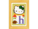 borduurpakket hello kitty, letter H