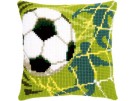 kruissteekkussen "goal"