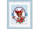 borduurpakket bambi met rozen