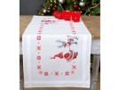 kruissteekloper kerstkabouters, wit