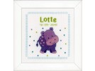 borduurpakket cute jungle, geboorte lotte