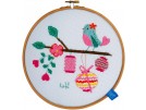 borduurpakket lief!, vogels met lampionnen (incl. borduurring)