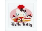 borduurpakket hello kitty, ik bak taartjes