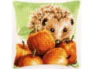 kruissteekkussen egel met appels