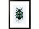 borduurpakket insecten, blauwe kever