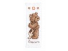 borduurpakket boekenlegger, popcorn bear, popcorn