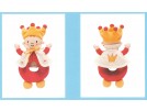 borduurrammelaar pim-pam-pom, kleine koning