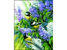 stramien koolmeesjes met bloemen-1