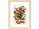 borduurpakket marjolein bastin, bloemenvaas