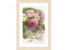 borduurpakket marjolein bastin, pioenrozen