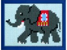 kruissteekwandkleed olifant