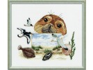 borduurpakket collage zeedieren