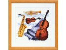 borduurpakket muziekinstrumenten