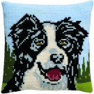 kruissteekkussen border collie