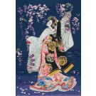 borduurpakket geisha met bloesemtak