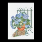 borduurpakket hortensia blauw