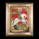 borduurpakket icoon, st.george and the dragon