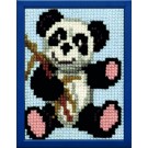 kruissteekwandkleed panda