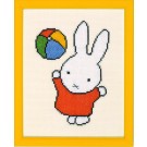 borduurpakket dick bruna, nijntje met bal